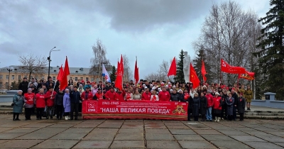 Антифашистская патриотическая марш-эстафета «Наша Великая Победа»!