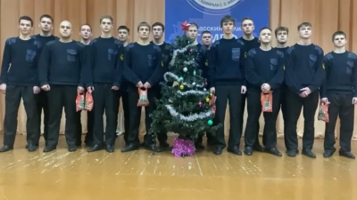 Новогоднее видеопоздравление от курсантов группы 31-СВ