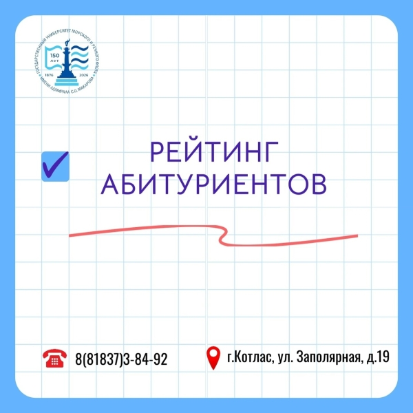 Уважаемые абитуриенты и их родители!