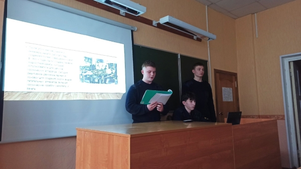 Электромеханики 1 курса защитили индивидуальные проекты